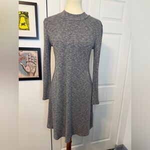 Grey cozy long sleeve Madewell dress
